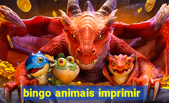 bingo animais imprimir